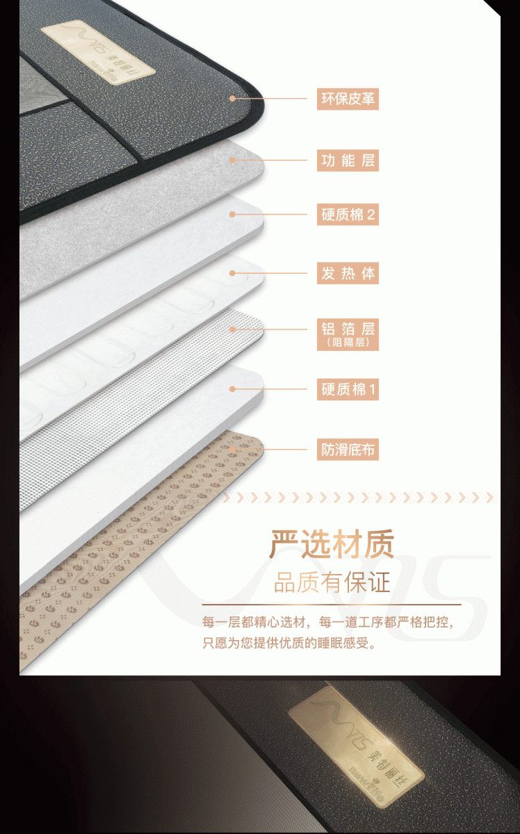 新生活集團_新生活化妝品_美特麗絲碳纖維安睡褥墊